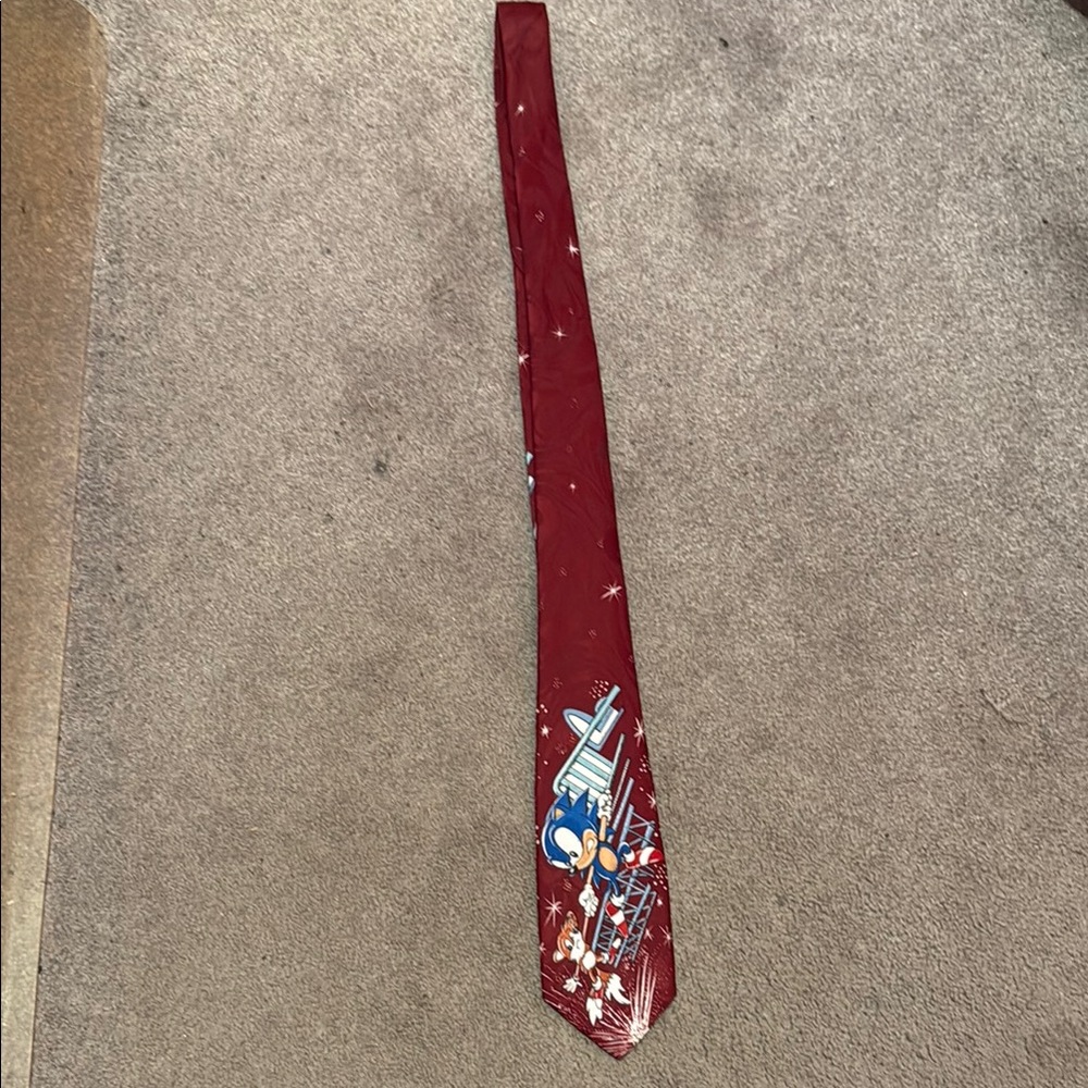 Red Cartoon Character Tie